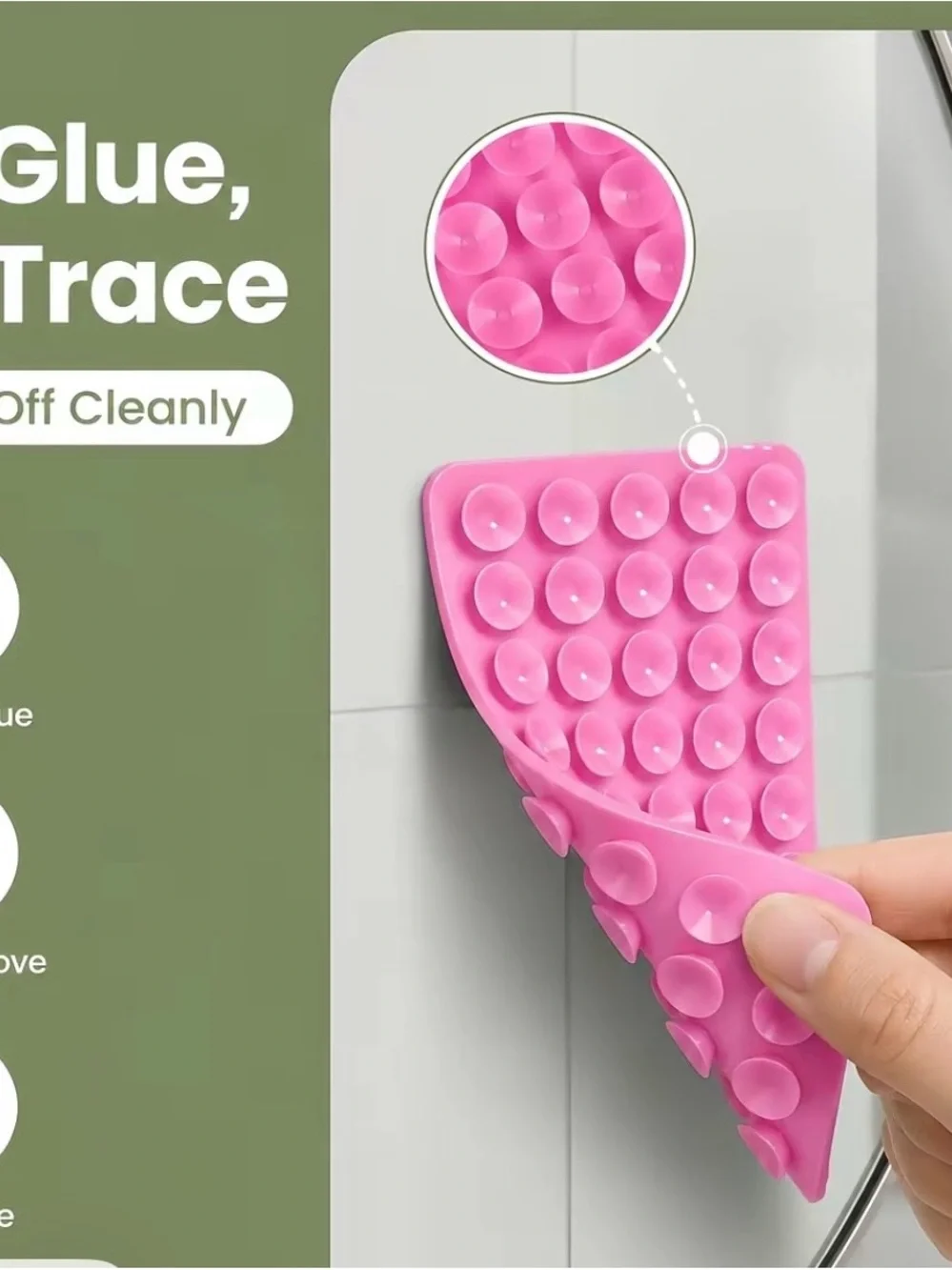 Silicone Suction Cup Phone Holder – Hands-Free Phone Grip 📱